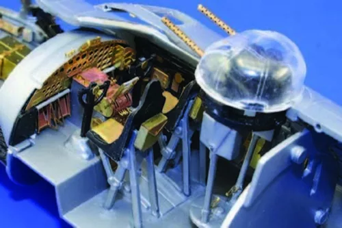 Eduard Accessories B-17G Flying Fortress cockpit interior für Revell/Monogram Bausatz - B-17G Flying Fortress cockpit belsőtér-részletező készlet Revell/Monogram