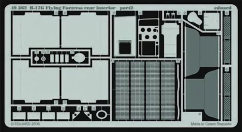 Eduard Accessories B-17G Flying Fortress rear interior für Revell/Monogram Bausatz - hátsó belsőtér-részletező készlet