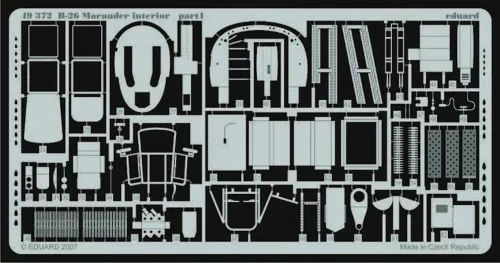 Eduard Accessories B-26 Marauder interior für Revell/Monogram Bausatz - B-26 Marauder belsőtér-részletező készlet Revell/Monogram