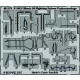 Eduard Accessories F-16CJ Block 50 Fighting Falcon undercarriage für Tamiya Bausatz - futómű-részletező készlet