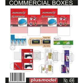 Plus Model Commercial boxes – dioráma kellék makett