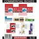 Plus Model Commercial boxes – dioráma kellék makett