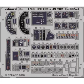   Eduard Accessories Ju 88A-4 interior for ICM - Ju 88A-4 belsőtér-részletező készlet