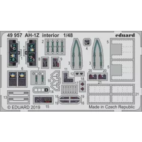   Eduard Accessories AH-1Z interior for Kitty Hawk - AH-1Z belsőtér-részletező készlet