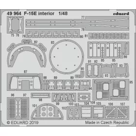   Eduard Accessories F-15E interior for Great Wall Hobby - F-15E belsőtér-részletező készlet
