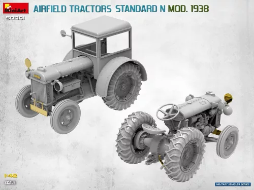 MiniArt Airfield Tractors Standard N Mod. 1938 – 1:48 munkagép makett