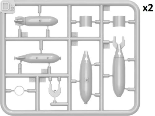 MiniArt RAF Bomb Trolleys Type C Mk. II – 1:48 dioráma-kiegészítő