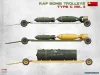 MiniArt RAF Bomb Trolleys Type C Mk. II – 1:48 dioráma-kiegészítő