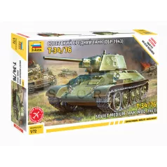 Zvezda T-34 Soviet Medium Tank makett 1:72 (5001Z)
