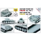 Zvezda T-34 Soviet Medium Tank makett 1:72 (5001Z)