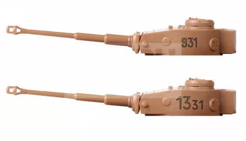 Zvezda Tiger I German Tank makett 1:72 (5002Z)