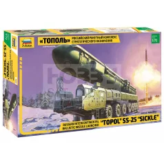  Zvezda Military Ballistic Missile Launcher 'Topol' makett 1:72 (5003Z)