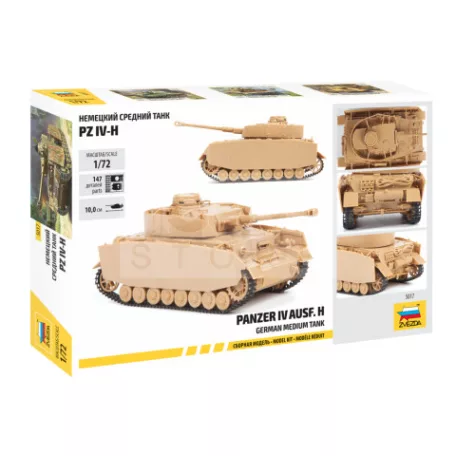 Zvezda Panzer IV Ausf.H Military makett 1:72 (5017Z)