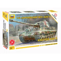 Zvezda King Tiger  Henschel makett 1:72 (5023Z)