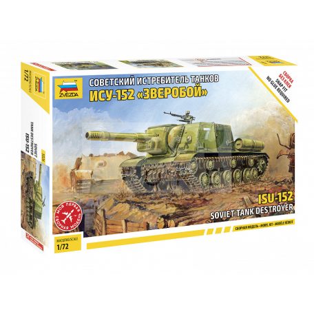 Zvezda Self Propelled Gun ISU-152 makett 1:72 (5026Z)