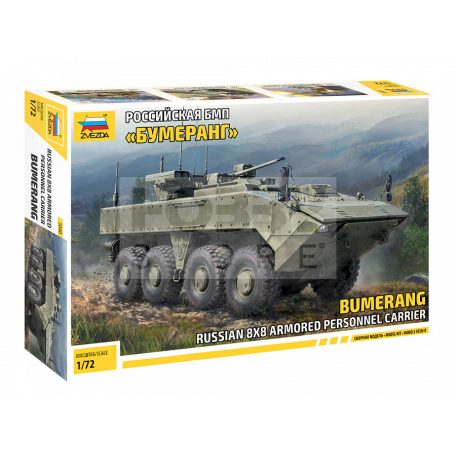 Zvezda BMP "Bumerang" 8x8 APC makett 1:72 (5040Z)