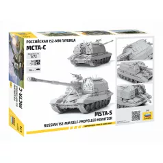 Zvezda MSTA-S Self Propelled Howitzer makett 1:72 (5045Z)