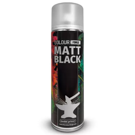 The Colour Forge Spray - Matt Black 500 ml