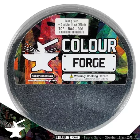 The Colour Forge - Basing Sand - Obsidian Black