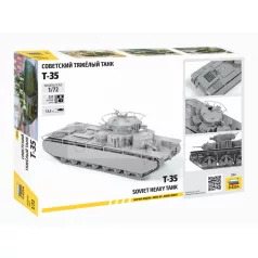 Zvezda Soviet Heavy Tank T-35 makett 1:72 (5061Z)