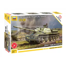 Zvezda SU-85 Self Proppelled gun makett 1:72 (5062Z)