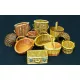 Plus Model Wicker baskets-small – dioráma kellék makett