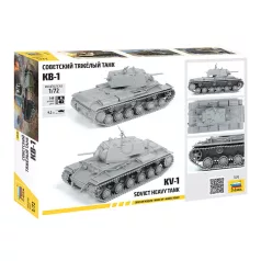 Zvezda HEAVY TANK KV-1 makett 1:72 (5070Z)