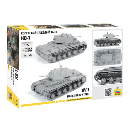 Zvezda HEAVY TANK KV-1 makett 1:72 (5070Z)