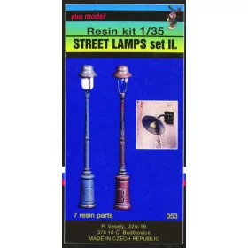   Plus Model Straßenlampen - Set 2 – dioráma kellék makett