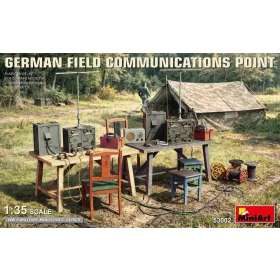   MiniArt German Field Communications Point – 1:35 dioráma-kiegészítő
