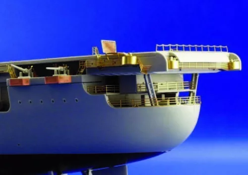 Eduard Accessories Flugzeugträger USS Hornet CV 8 Fotoätzsatz für Reling - korlátok – fotómaratott részletező készlet