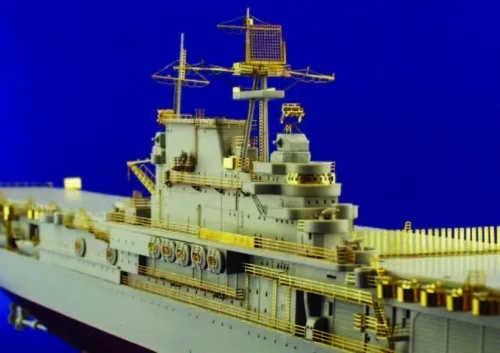 Eduard Accessories Flugzeugträger USS Hornet CV 8 Fotoätzsatz für Reling - korlátok – fotómaratott részletező készlet