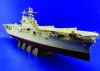Eduard Accessories Flugzeugträger USS Hornet CV 8 Fotoätzsatz für Reling - korlátok – fotómaratott részletező készlet