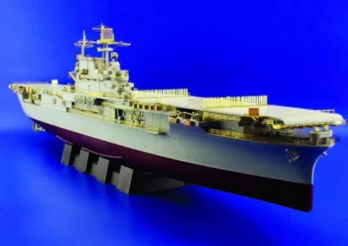 Eduard Accessories Flugzeugträger USS Hornet CV 8 Fotoätzsatz für Reling - korlátok – fotómaratott részletező készlet