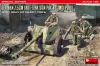 MiniArt German 7.5cm Anti-Tank Gun PaK 40. Mid Prod w/ Artillery Crew. Special Edition – 1:35 löveg makett