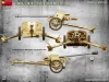 MiniArt German 7.5cm Anti-Tank Gun PaK 40. Mid Prod w/ Artillery Crew. Special Edition – 1:35 löveg makett