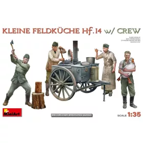   MiniArt Kleine Feldküche Hf.14 w/Crew – 1:35 dioráma-kiegészítő