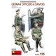 MiniArt German Officers & Drivers – 1:35 figura makett