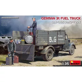   MiniArt German 3t Fuel Truck 3,6-36S PmQ-Type – 1:35 teherautó makett