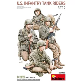   MiniArt U.S. Infantry Tank Riders. Set 2 – 1:35 figura makett