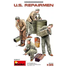 MiniArt U.S. Repairmen – 1:35 figura makett