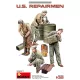 MiniArt U.S. Repairmen – 1:35 figura makett