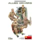 MiniArt Allied Drivers – 1:35 figura makett