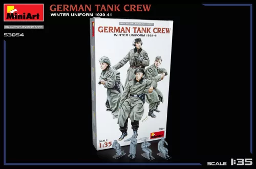 MiniArt German Tank Crew. Winter Uniform. 1939-41 – 1:35 figura makett
