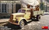 MiniArt German 3t Cargo Truck with  MG 151/20 Drilling – 1:35 teherautó makett