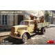 MiniArt German 3t Cargo Truck with  MG 151/20 Drilling – 1:35 teherautó makett