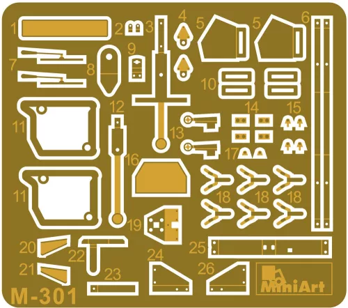 MiniArt German 3t Cargo Truck with  MG 151/20 Drilling – 1:35 teherautó makett