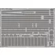 Eduard Accessories TONE railings for Tamiya - fotómaratott korlát- és fedélzetrészletek