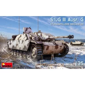   MiniArt StuG III Ausf. G. Sturmartillerie-Brigade 281 – 1:35 harcjármű makett