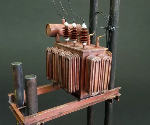 Plus Model Transormer station – dioráma építmény makett
